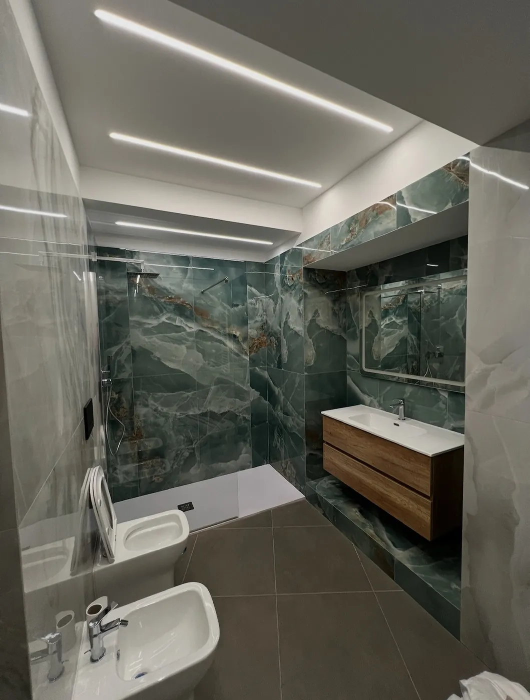 Bagno ristrutturato a Roma Piazza Fiume, foto dell'articolo sul costo di un bagno